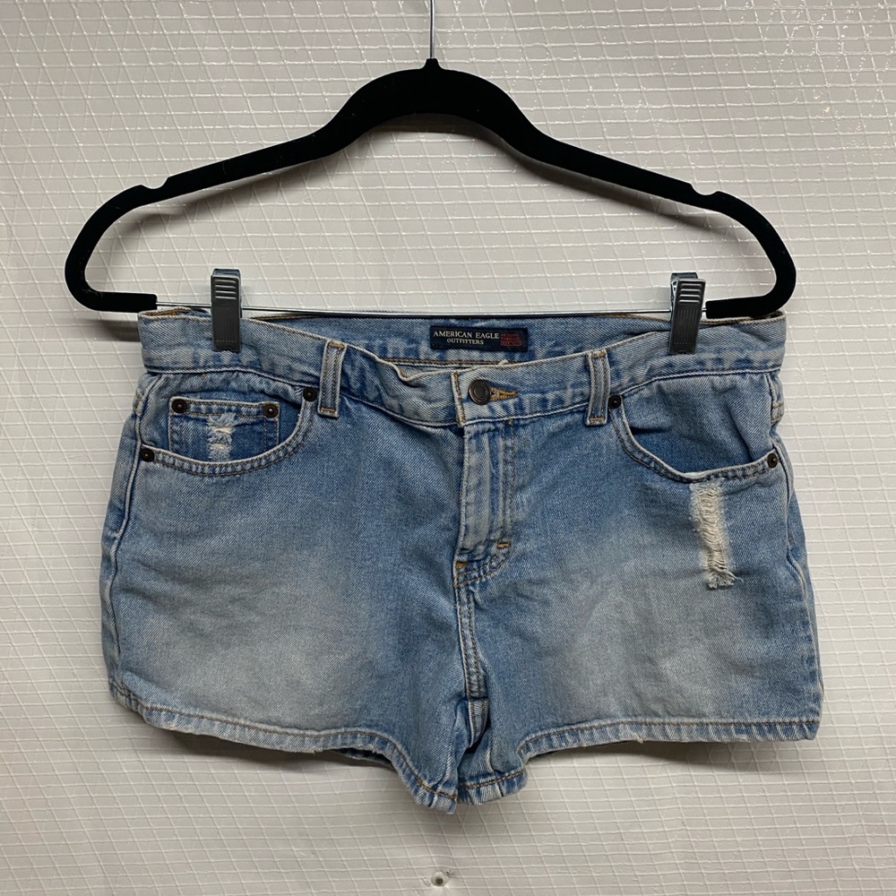 American Eagle Outfitters Light Blue Jean Shorts